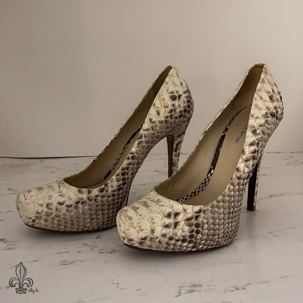 🐍Alexandre Birman Snakeskin Heel🐍